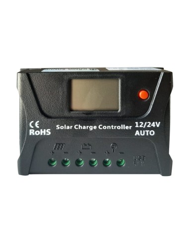 Regulador de Carga Solar 20ah 12/24v