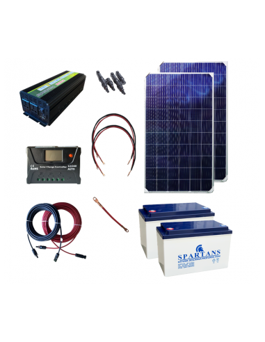 Kit Solar 2000W 24V Onda Modificada